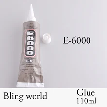 E6000 110ml Rhinestone Glue Epoxy Resin Super Glue Sealant For Nail Decoration Bags Shoes Jewelry Accessories And DIY Design