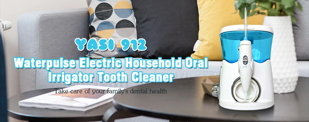 YASI 912 Электрическая зубная нить ирригатор гигиена полости рта чистка зубов портативная мощность зубная нить струя воды с 8 насадками