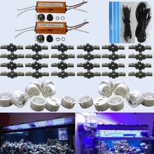 30 Вт 60 Вт 90 Вт 120 Вт 300 Вт Solderless DIY Свет Аквариума Сид Комплект Для LED Fish Tank освещение