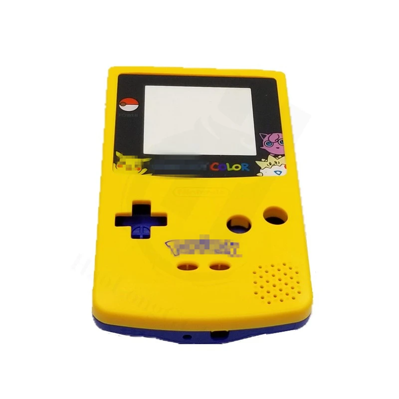 

High Quality DIY Special Case for gbc Limited Edition Yellow Blue Version Shell for For gameboy color game console