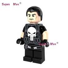 50 шт. Супер герои marvel dc comics модель Мстители Каратель строительные блоки, друзья хобби Игрушки для мальчиков