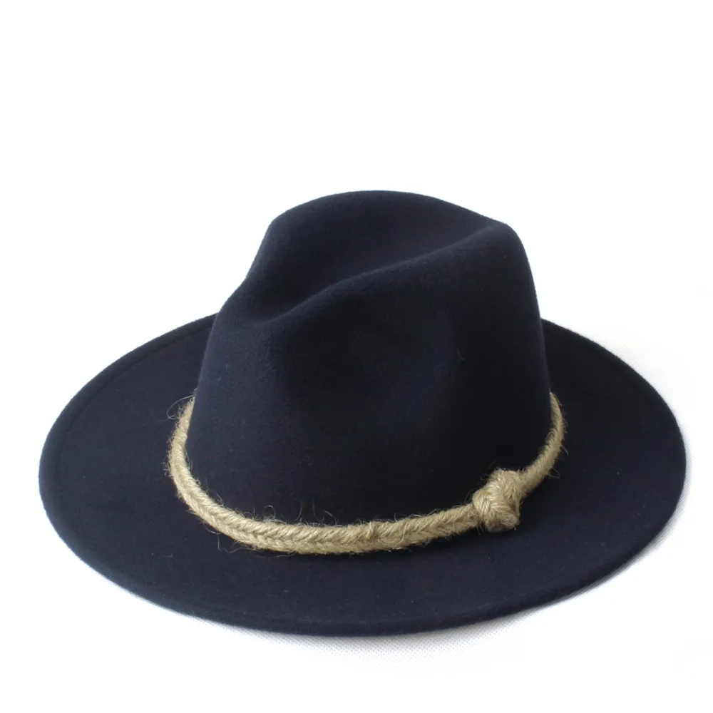 Новая мода Мужские Женские Chapeu Feminino Fedora шляпа для джентльмена с широкими полями лен джаз церковная Кепка Панама Федора топ шляпа от солнца 20