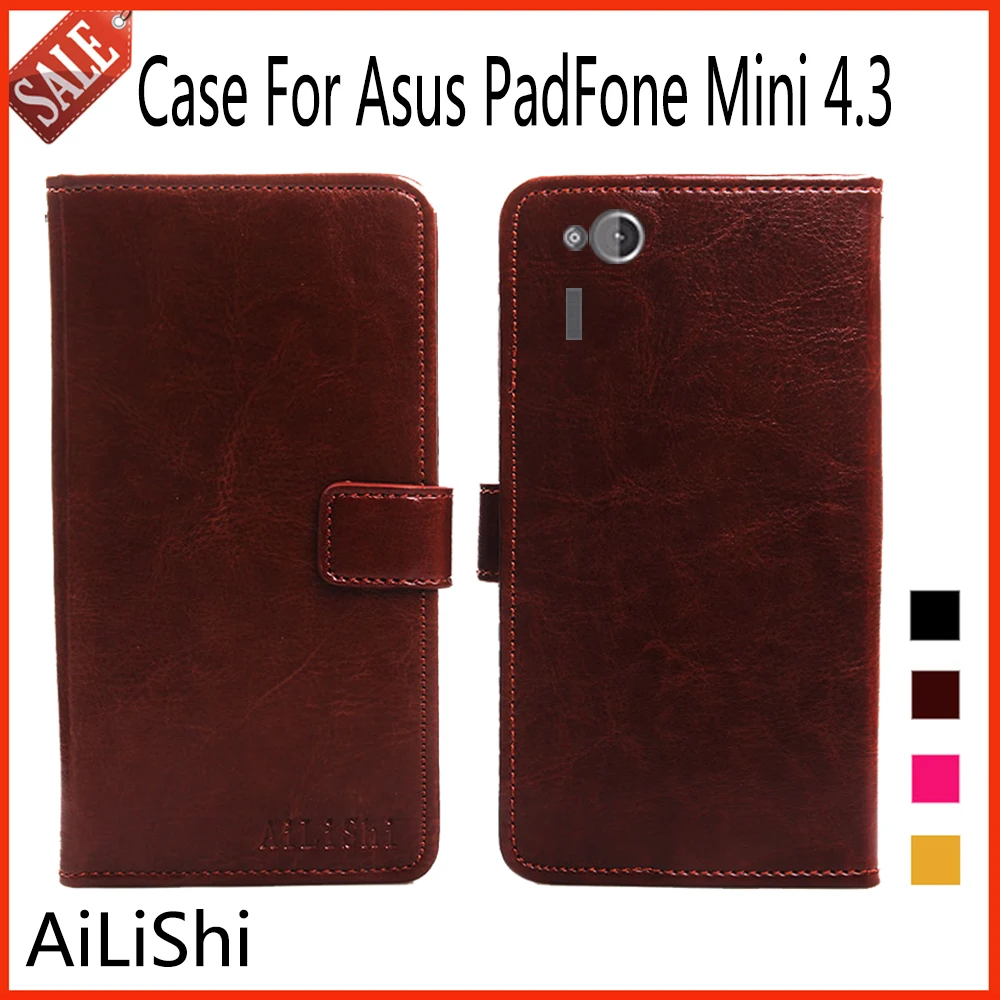 Раскладной кожаный чехол AiLiShi для Asus PadFone Mini 4 3 высококачественный защитный
