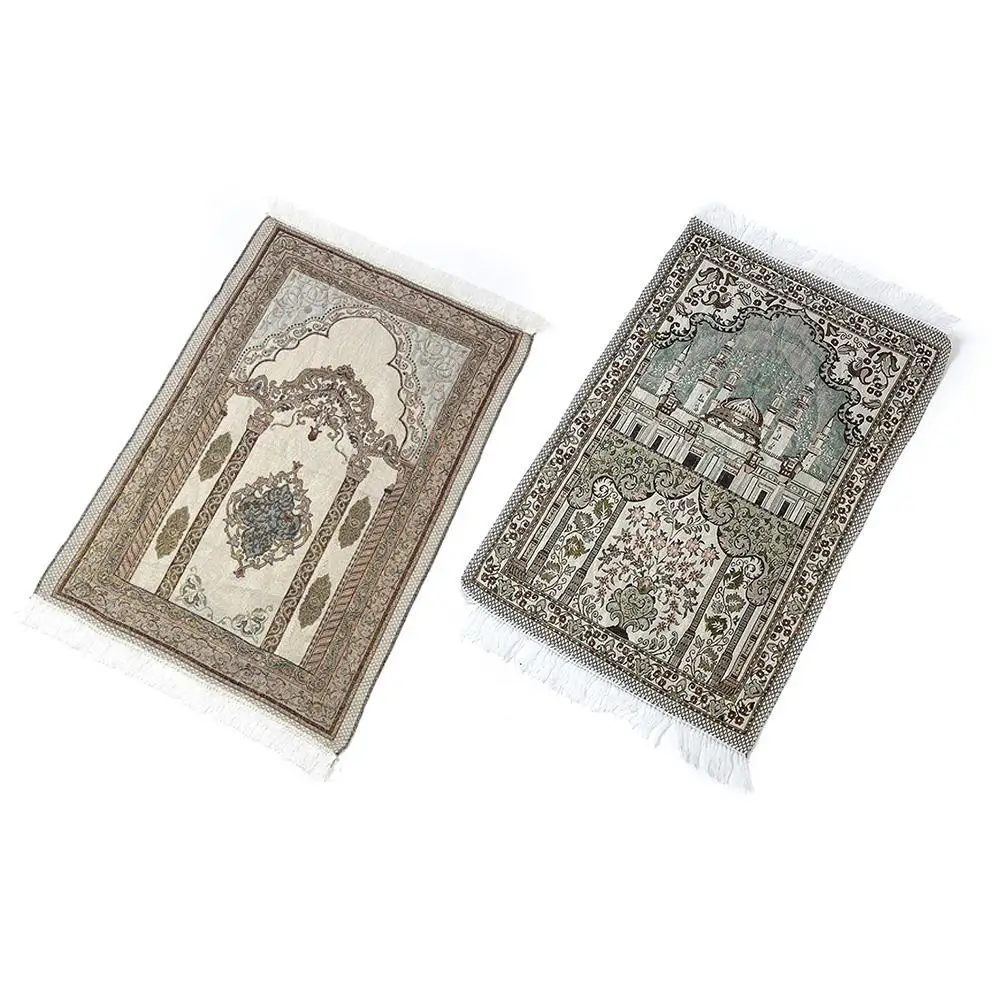 Высококачественный молитвенный коврик из мягкого хлопка, исламский ковер, мусалла Sejadah Janamaz LUX, коврики для пола, толстый изысканный элегантный молитвенный коврик