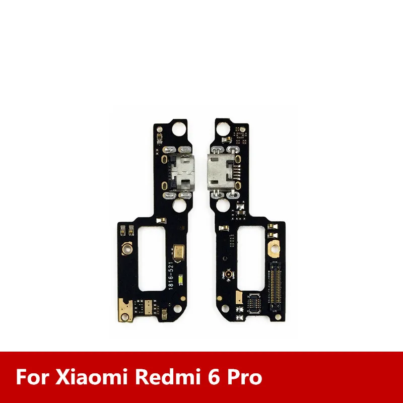 

New USB Charging Dock Port + Microphone For Xiaomi Redmi 6 Pro General Charging Modul Data Interface Free Shipping