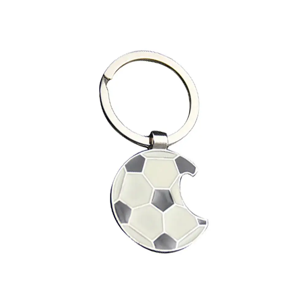 Fashion Bottle Cap Opener 2018 World Cup Football Pendant Keyring Car Key Keychain