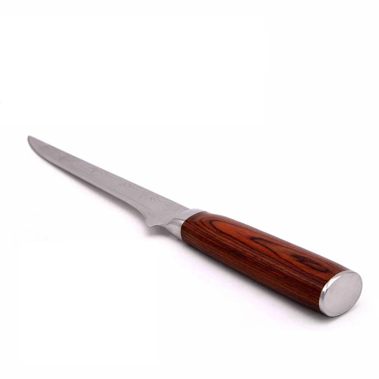 " нож с ручкой pakkawood для рыбных костей, лазерный нож с узором damasucus, нож для мясника, ножи для мяса sashimi