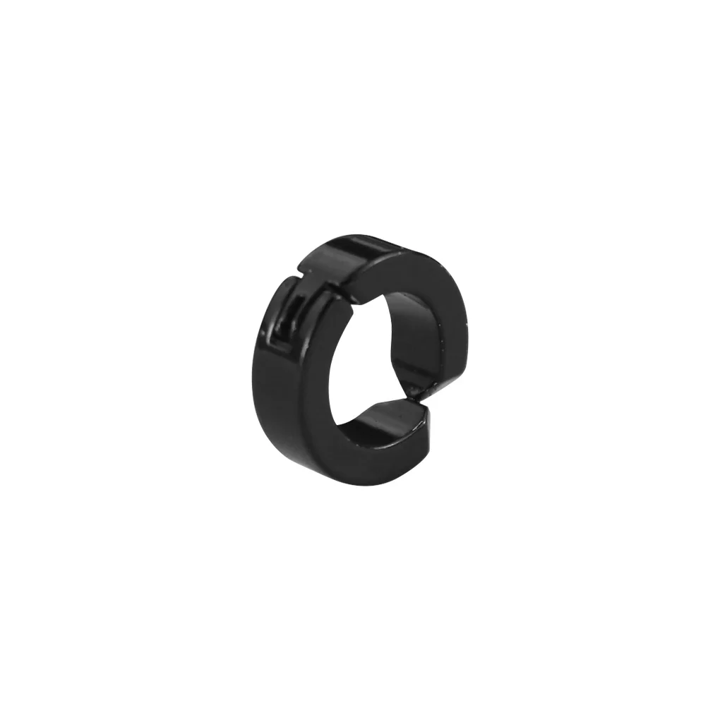 

2019 Popular 1pcs Man Hoop Stainless Titanium Ear Clip No Ear Piercing Hole Fake Stud Earring