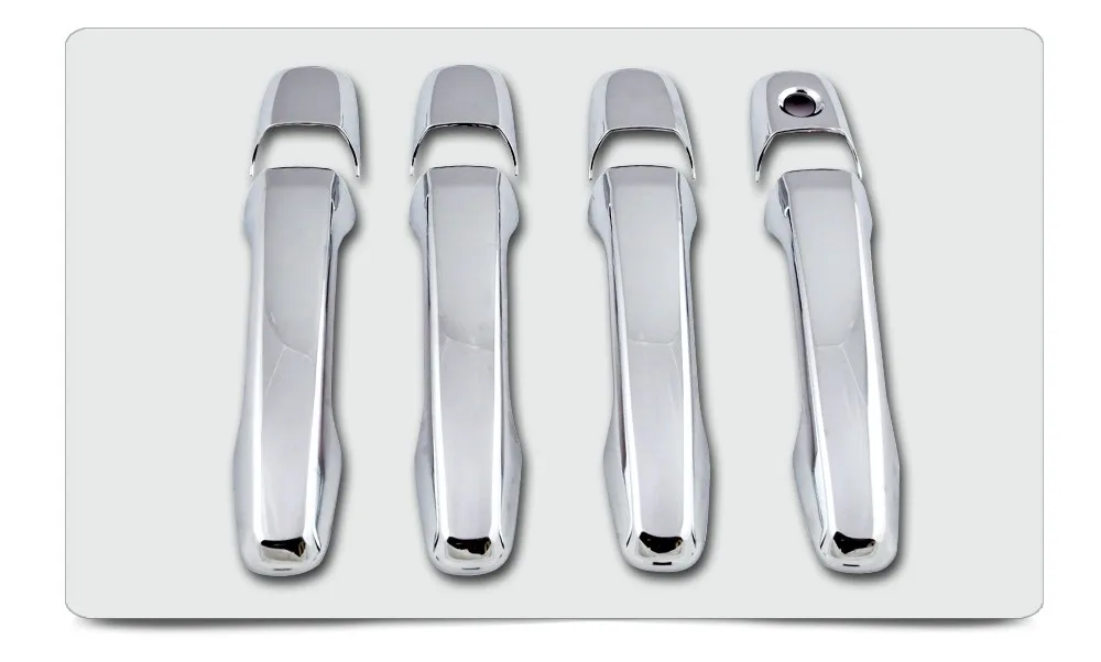 2011 2012 4D Door Handle Cover No PSKH For Ford Explorer Sport Trac ABS Plating Handle Decoration and Protection c