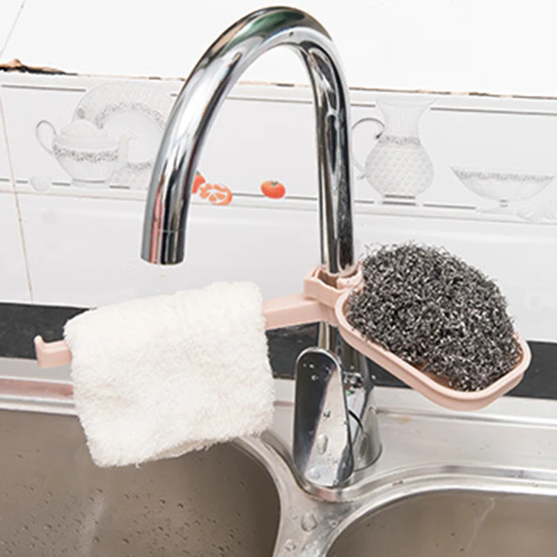 

Useful Suction Cup Sink Shelf Soap Sponge Drain Rack Kitchen Bathroom Sucker Storage Tool Sink Holder Drain Basket