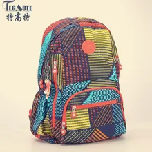 TEGAOTE, новейший Цветочный рюкзак для девочек-подростков, женский рюкзак, повседневные нейлоновые рюкзаки, женский рюкзак, сумка для Dos