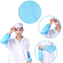 1 пара Пыленепроницаемая Защита от электростатического разряда, Антистатическая рукавица для рабочей комнаты