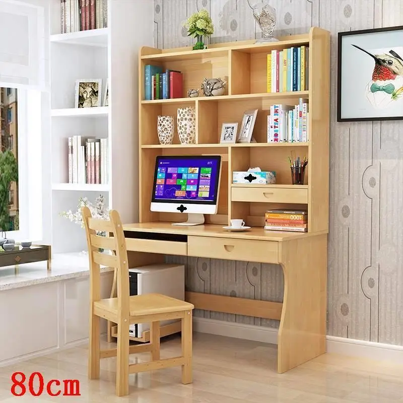 Number 1 Dobravel стоящая кровать Меса Escritorio стенд Tafel офис Biurko Ретро деревянный компьютер ноутбук стол с книжной полкой - Цвет: Number 1