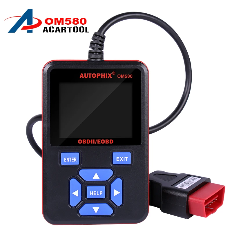 Профессиональный OBDMATE OM580 OBDII/EOBD считыватель кода сканер AUTOPHIX OBDMATE OM 580 EOBD(система бортовой диагностики, OBD2 считыватель кода er Авто диагностический сканер