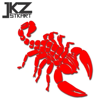 

JKZ STKART Vinyl Die Cut Car Sticker Decals Bull Scorpion 01 12 x 12 cm for Motor Bike Laptop Helmet Decorated Stickers