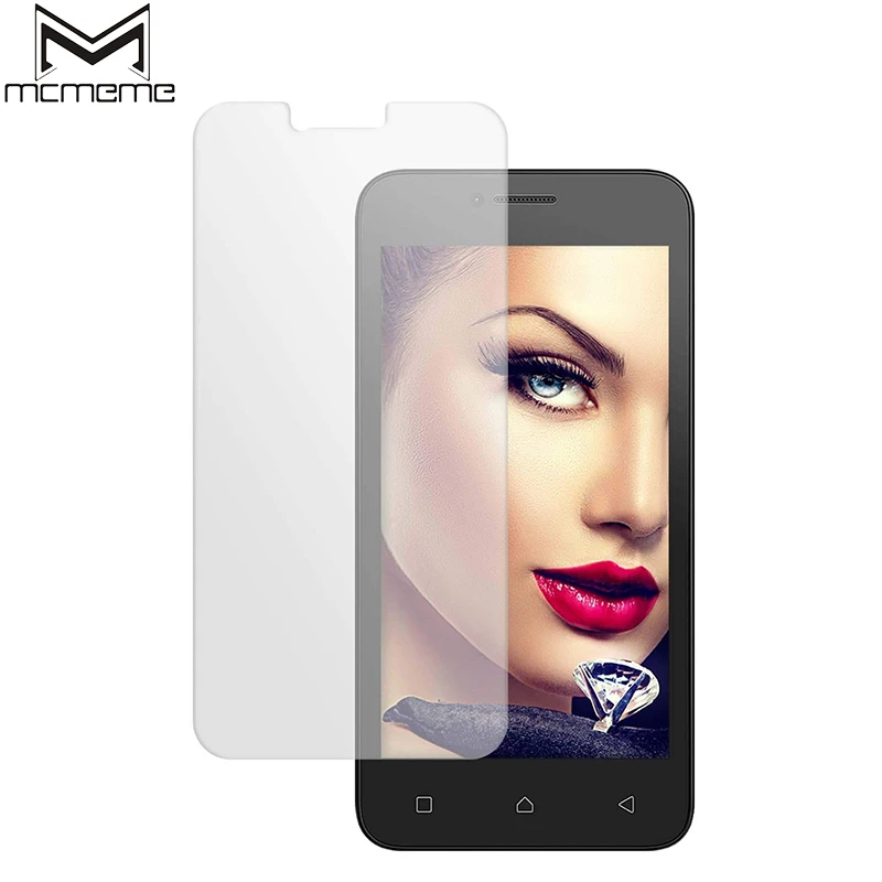 MCMEME For Lenovo A 2016A40 Tempered Glass Ultra-thin 9H Protective Film Explosion-proof For Lenovo A plus A1010 2016a20 Film 