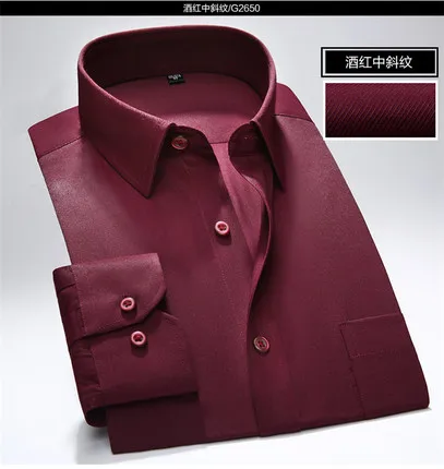 2018 New Spring Fashion Casual Plus Size 5XL 6XL 7XL 8XL Easy-Care Striped Twill Long Sleeve Men Dress Shirt  Large Big Blue Red