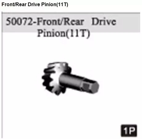 HSP Racing 50072 Front/Rear Drive Pinion(11T) For Gas 1/5 Rc Car Spare Parts REDCAT