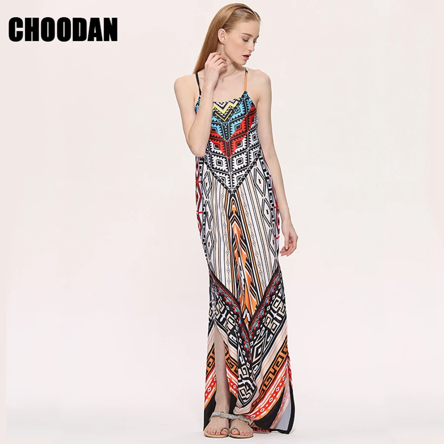 7213 Bohemian dress women  (2)
