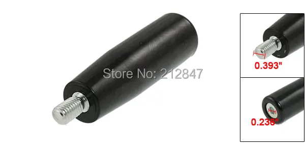 Milling Machine Screw On M10 Male Thread Revolving Handle Hand Grip.Bjpg
