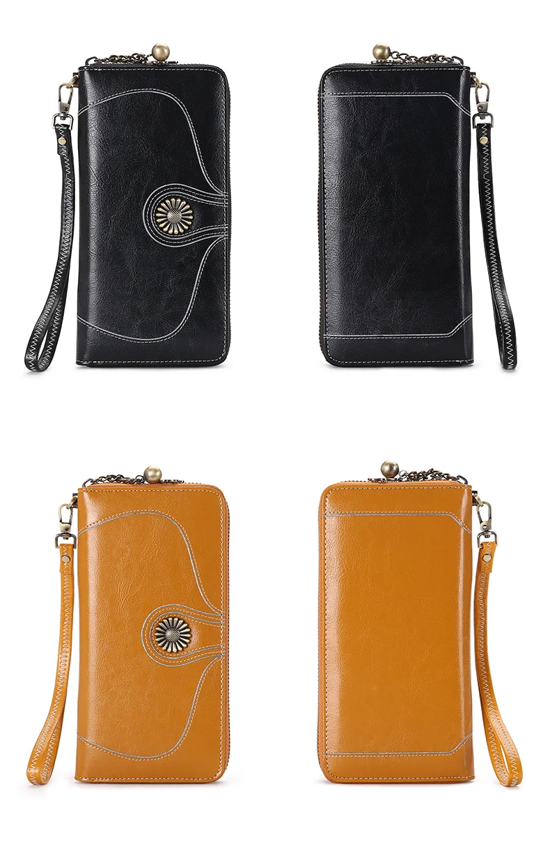 SENDEFN кошелек из спилка брендовый женский бумажник ретро кошелек женский кошелек Длинный кошелек для монет женский кошелек для iPhone7S 5182 г+ 27-80