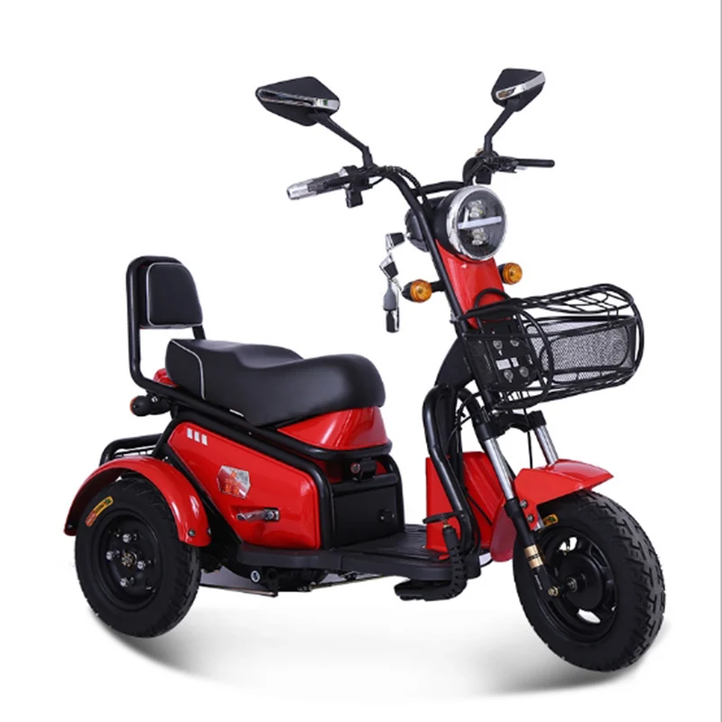 Flash Deal Adult Electric tricycle Citycoco Electric scooter Mini leisure Electric bicycle  500W LED Electric Motorcycles 2