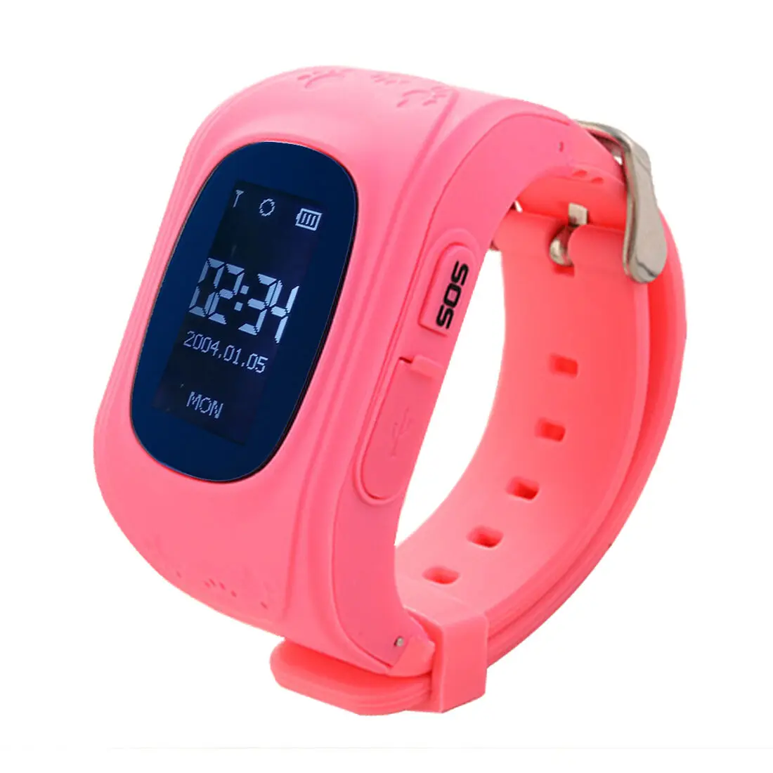 

Useful Anti-Lost Children Kids GPS Tracker SOS Call Smart Wrist Watch Phone For Android