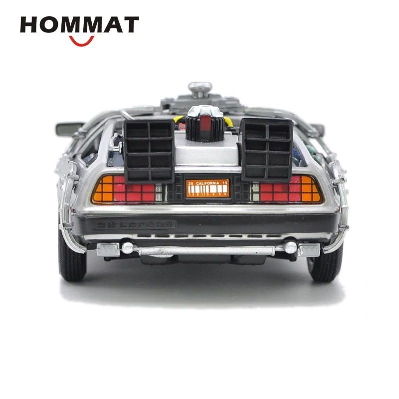 HOMMAT моделирование 1:24 Масштаб DeLorean DMC 12 Назад в будущее 3 BTTF3 машина времени Модель
