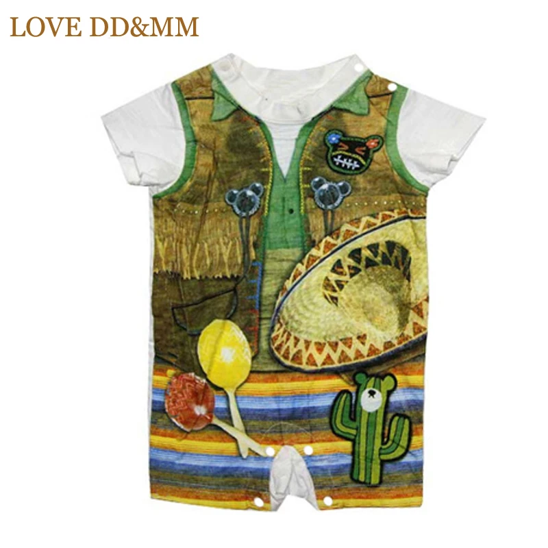 Лидер продаж летняя новая одежда для маленьких мальчиков с надписью LOVE DD & MM