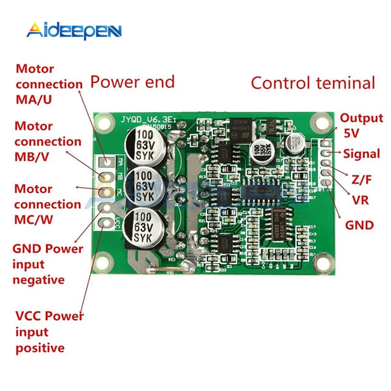 DC 12 V-36 V 500W PWM Бесщеточный Регулятор скорости управления двигателем ler Hall Motor BLDC баланс автомобиля драйвер плата управления модуль