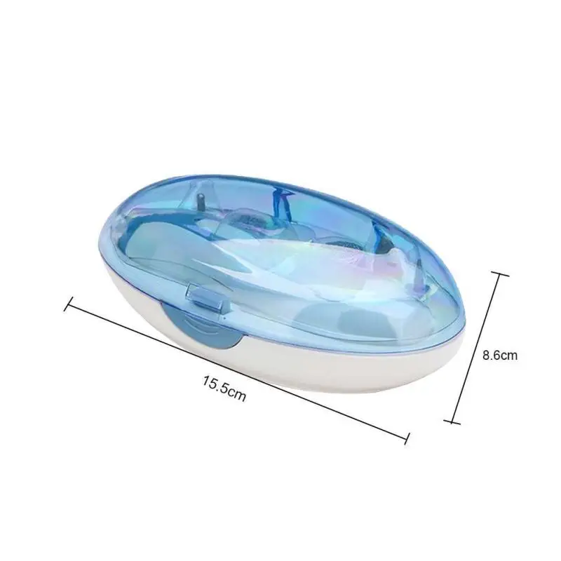 Электрическая пилка для маникюра, набор шлифовальных машин, включает в себя средство для удаления мозолей, полировщик для ногтей, Дорожный Чехол, 6 шт