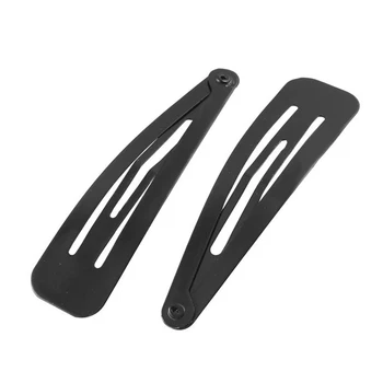 

BB Clip Black Metal Hairclip Hair Clip for Girls 6 Pairs