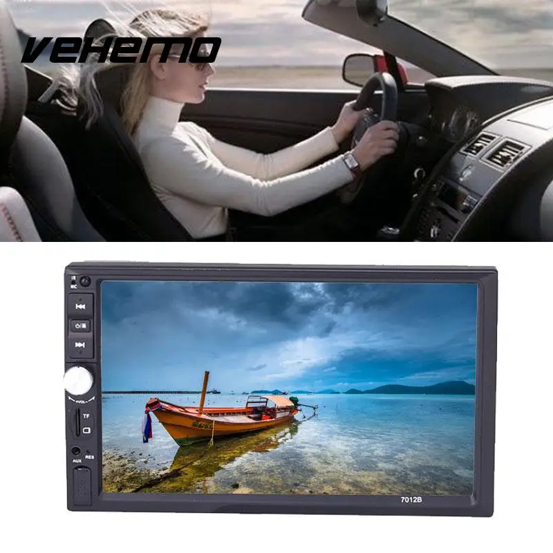 

2 Din 7Inch HD Touch Screen Car Auto Automobile FM Bluetooth MP5 Player