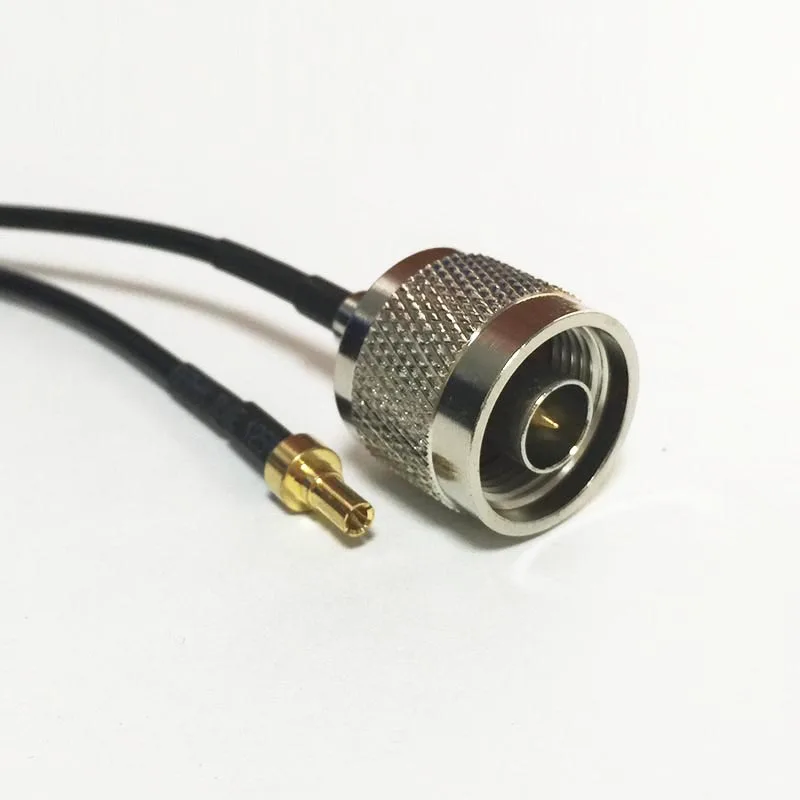 New Wireless Modem Wire N Male Plug To CRC9 Male Plug Connector RG174