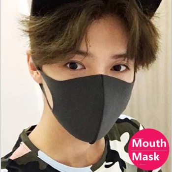 

Hot Sale 1 Piece NEW ARRIVE Cotton Mouth Mask Anti-Dust Cloth Mask Respirator with 6 Filter Cloth Anti Dust Black Mask available