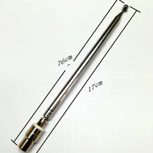 Телескопическая цифровой Freeview DVB-T ТВ HD ТВ антенны IEC Разъем Антенна для ТВ приемник Портативный радио сканер