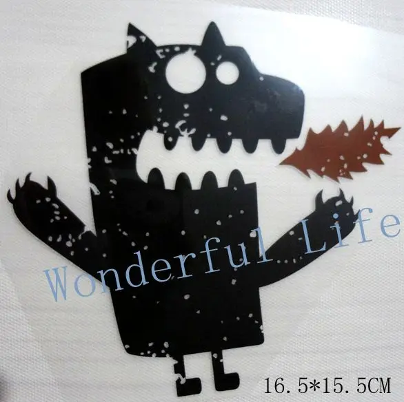 Free shipping fire Iron On Patches Clothes Patches Heat Transfer Ironing Stickers T shirt