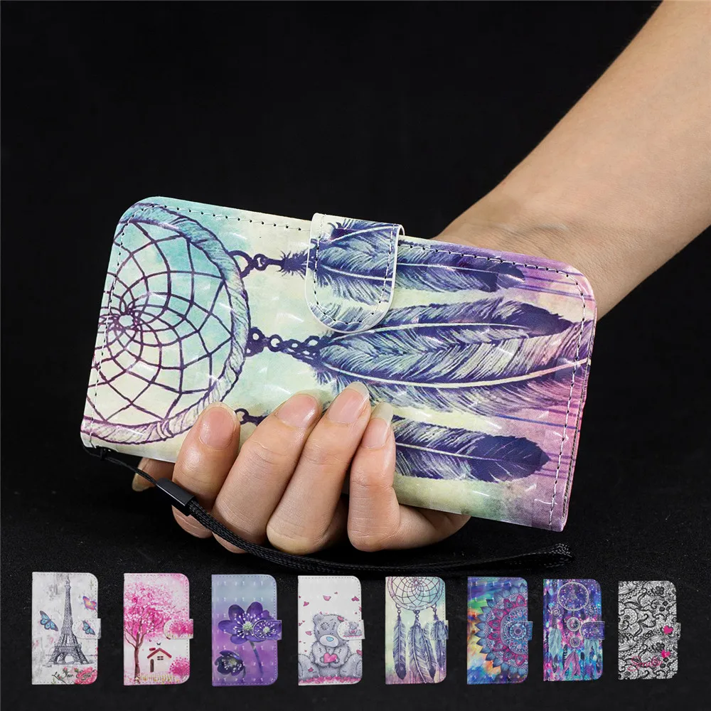 

Leather Flip Book Case For Samsung Galaxy A20 A205G/DS 6.4'' Luxury Pattern Magnet Wallet Phone Case For Samsung Galaxy A20 Capa