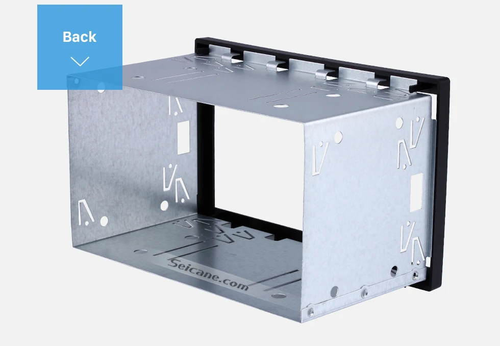 Seicane двойной Din 173*98 мм Установить тире ободок отделкой комплект Крышка отделкой панель DVD Одежда высшего качества автомобиля стерео рамка для Универсальный