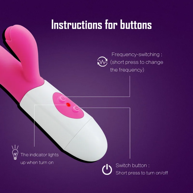 G Spot Dildo Rabbit Vibrator 5