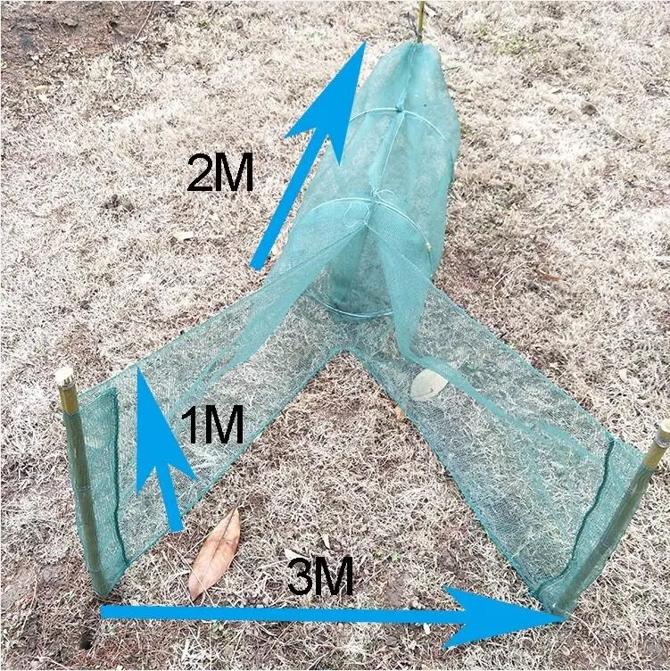 Складная Автоматическая рыболовная сеть Краб Рыба Лобстер креветка гольян рыболовная приманка сачок рыболовная сеть ловушка приманка B105 - Цвет: 3m X 1m X 2m