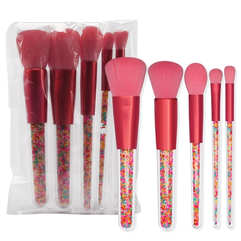 

Women's Fashion Brushes Candy crystal Rod Foundation Cosmetic Eyebrow Eyeshadow Brush Makeup Brush Sets Tools Pincel Maquiagem