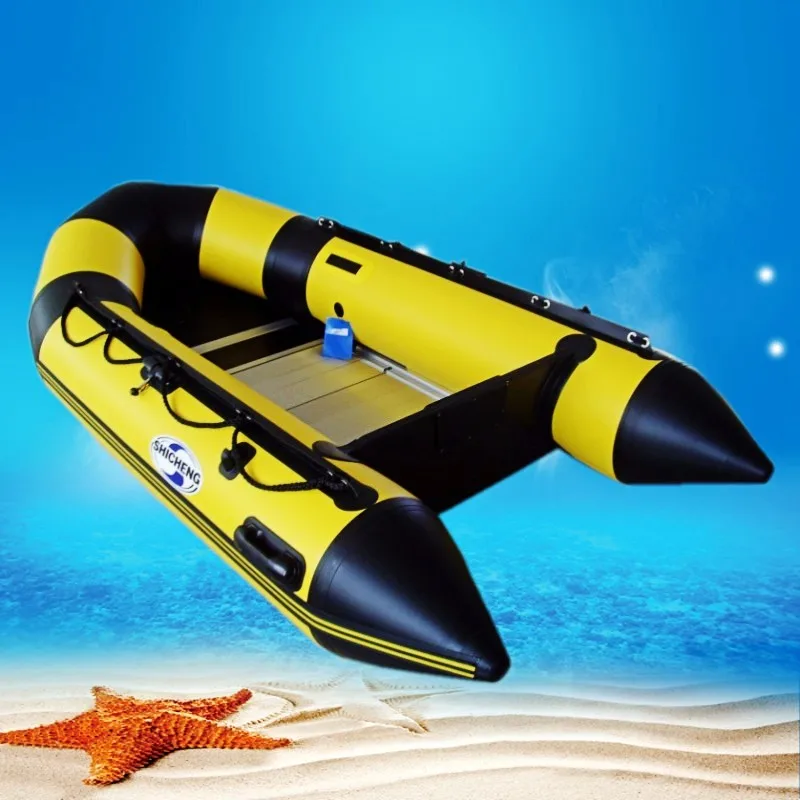 Rubber Boat Cheap Inflatable Boat with aluminium floorin Rowing Boats