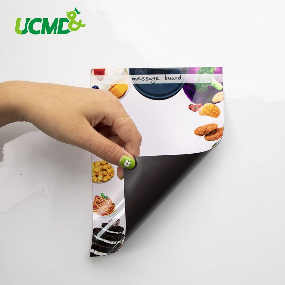 Магнитная белая доска А5 с рисунком еды наклейка на холодильник Съемная стирающая запись готовка планировщик меню магнитная доска для кухни