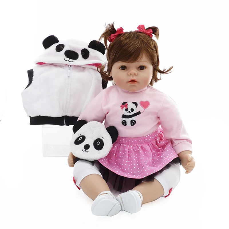 Кукла реборн силиконовая виниловая 19 дюймов игрушка-сюрприз для детей |