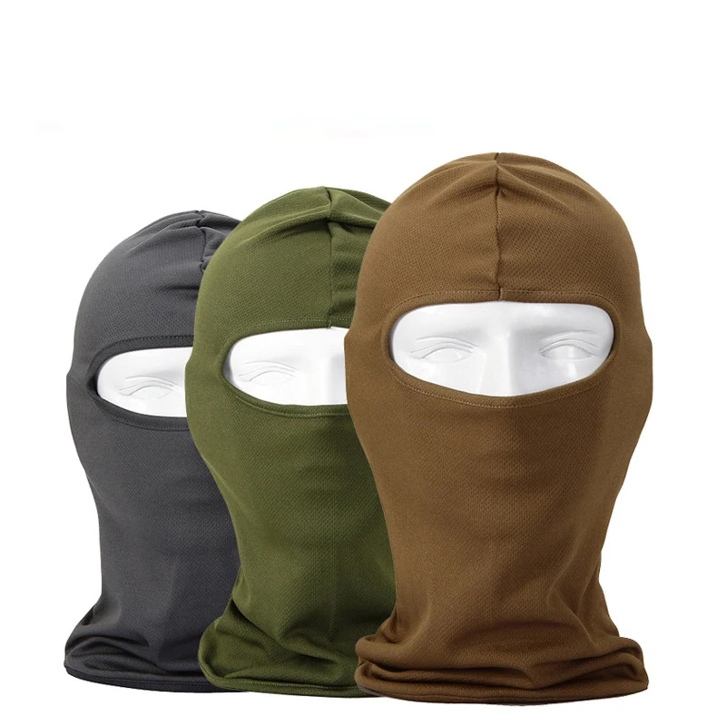 Breathable Balaclava Tactical Full Face Mask Bicycle Military Airsoft