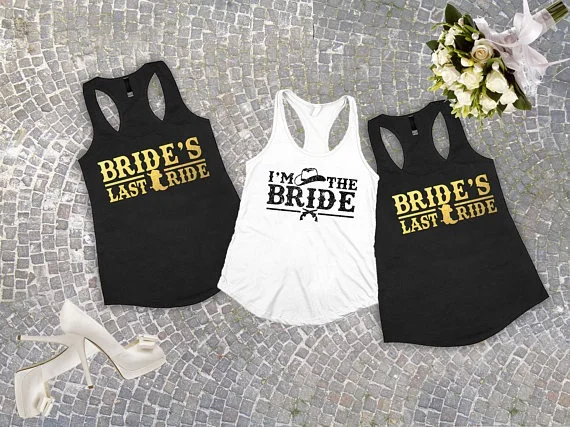 bridal shower tank tops