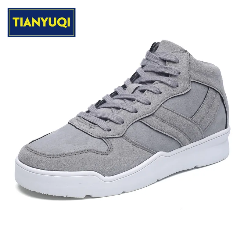 TIANYUQI Classics High Skateboarding Shoes For Men Comfortable Flat
