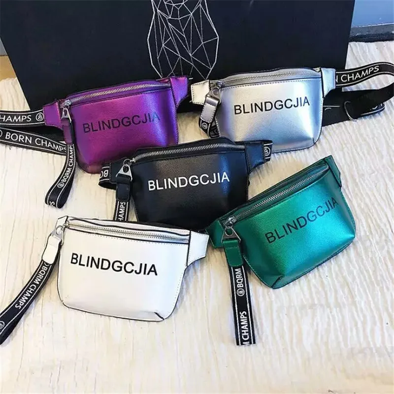 

Summer Explosion Trend Women's Wallet and Single Shoulder bag Red bag Screen Printed Waist bag