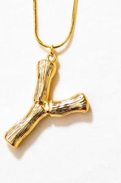 Новинка, ожерелье с большими буквами для женщин, крупное Золотое длинное ожерелье Модные украшения, лучший друг, подарок, подвески, бижутерия - Окраска металла: Y
